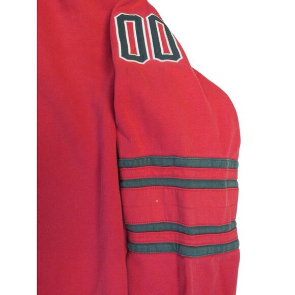 CCM Minnesota Wild Lace up Hoodie NHL Hockey Vintage Mens Large Faded Red Green - Picture 5 of 12